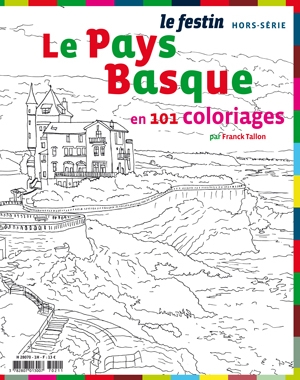 Le Pays Basque en 101 coloriages-Franck Tallon-Le Festin