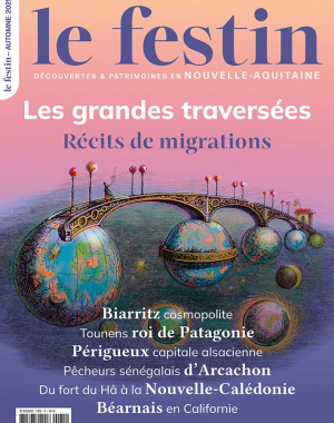 Couverture numéro 135 revue Le Festin - Les grandes traversées