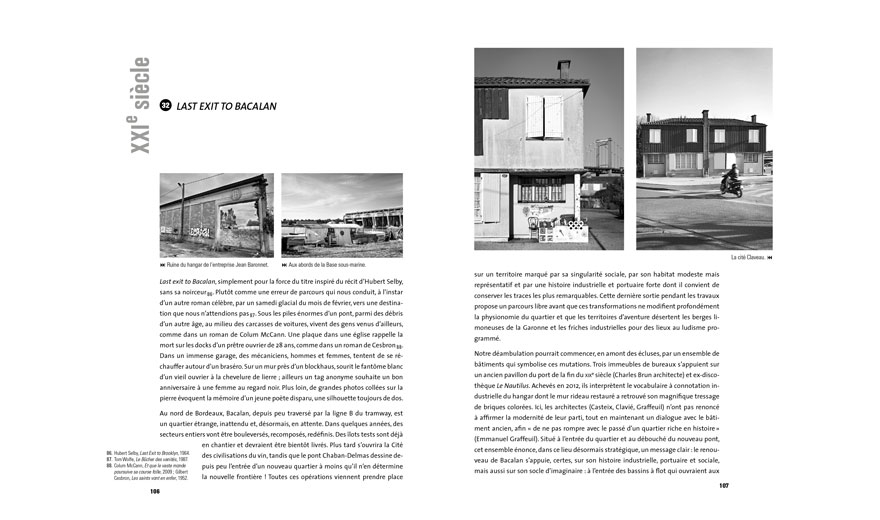 Extrait de "Bordeaux l'architecture et son double" de Marc Saboya - Éditions Le Festin
