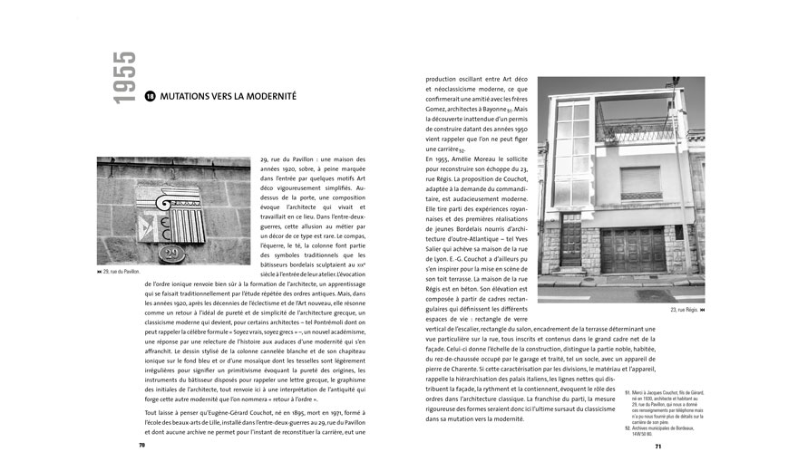 Extrait de "Bordeaux l'architecture et son double" de Marc Saboya - Éditions Le Festin