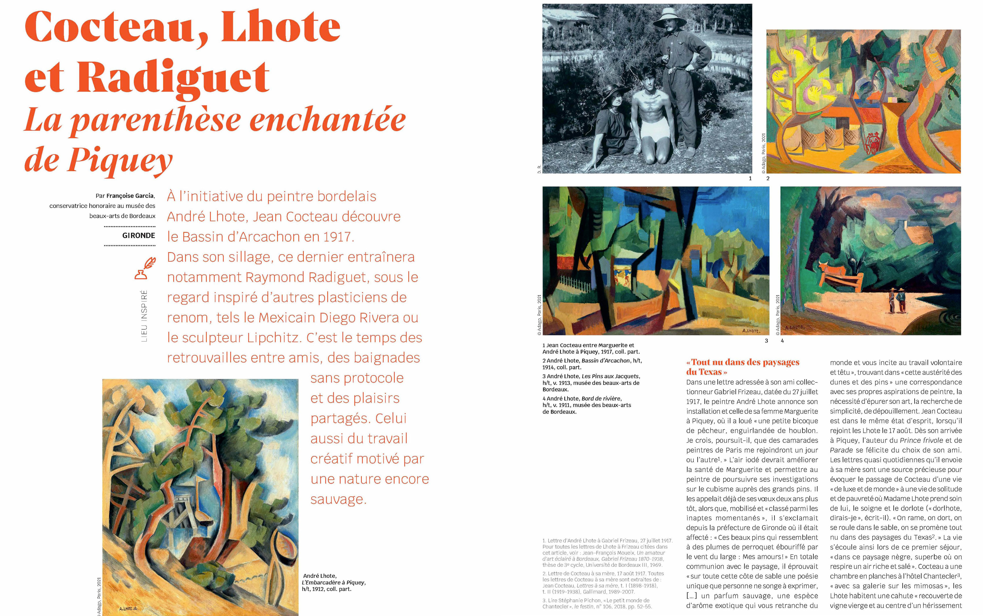 Cocteau, Lhote et Radiguet