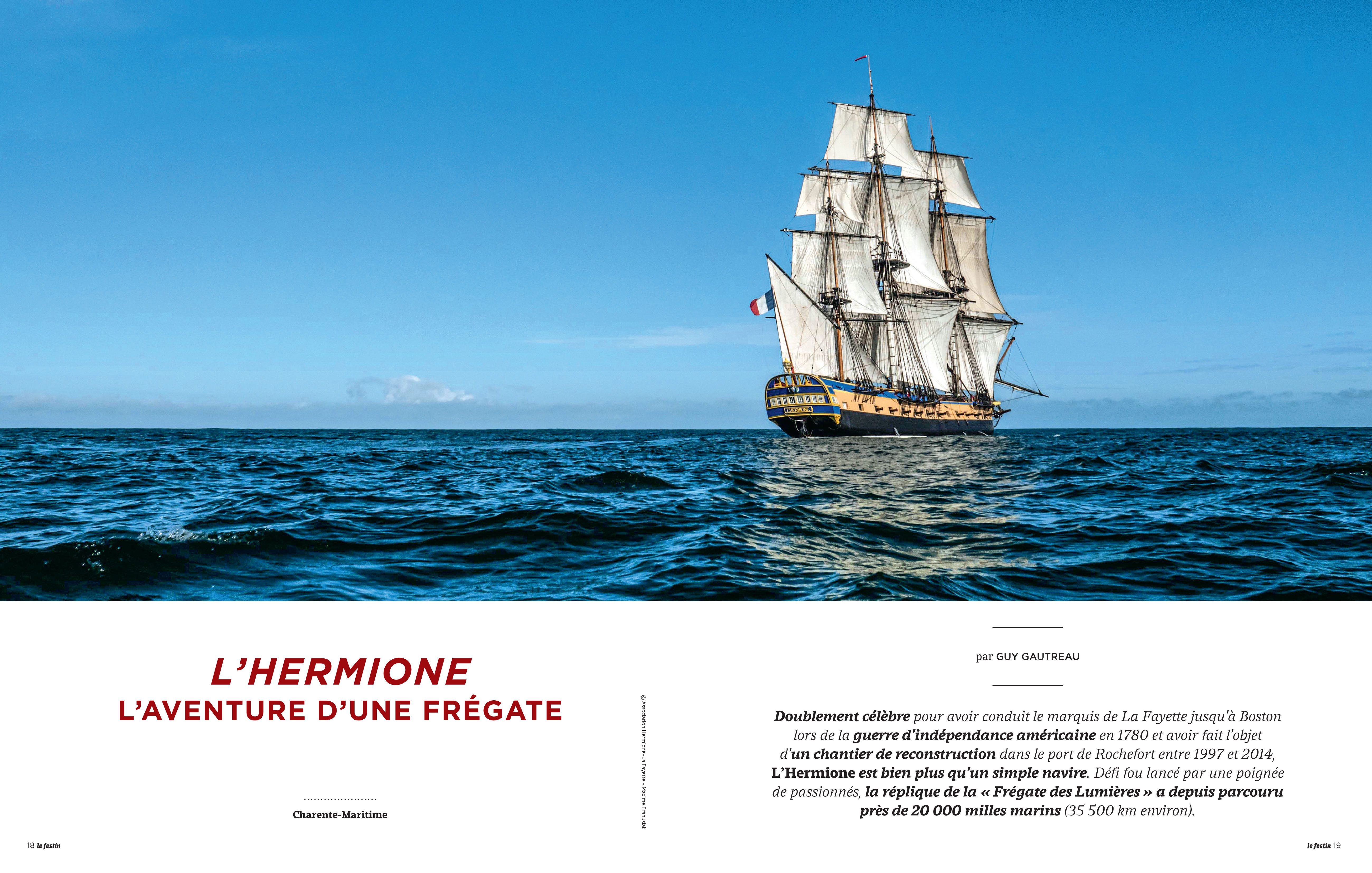 L’HERMIONE L’AVENTURE D’UNE FRÉGATE